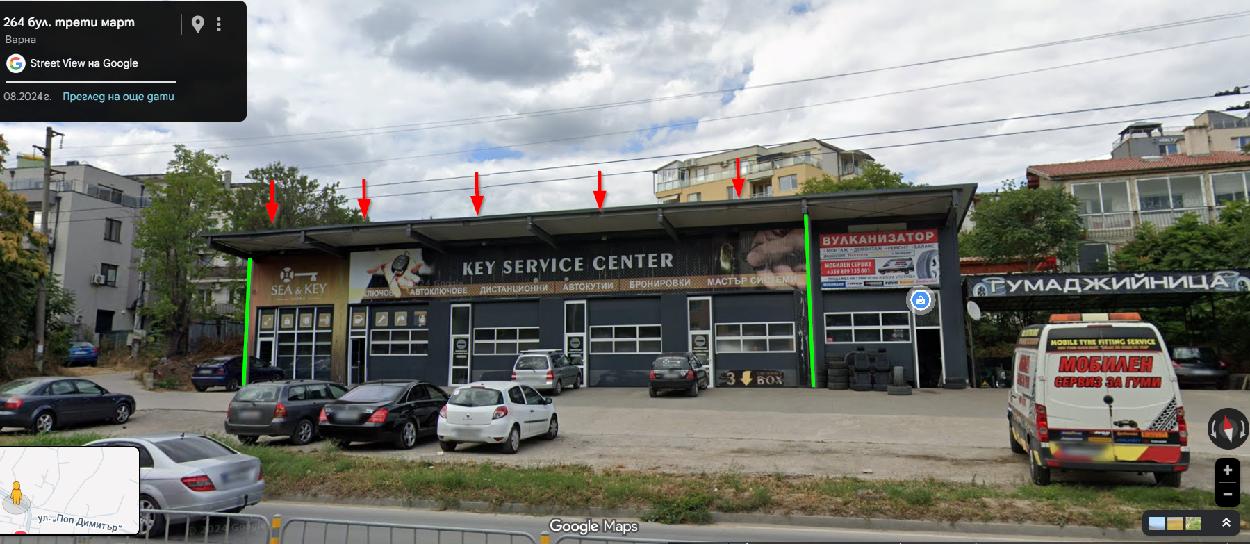 Търговско помещение под наем с лице към бул. Трети март